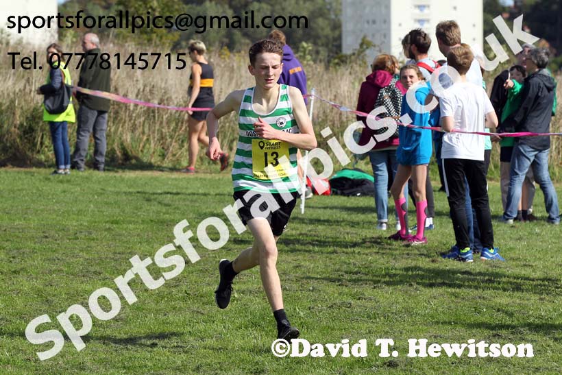Mens and womens under-17s 2019 Sunderland Harriers Open Cross Country. Photo:  David T. Hewitson/Sports for All Pics